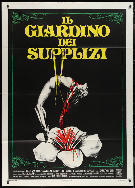 The Garden Of Torment (1977) Original Italian One Panel Movie Poster