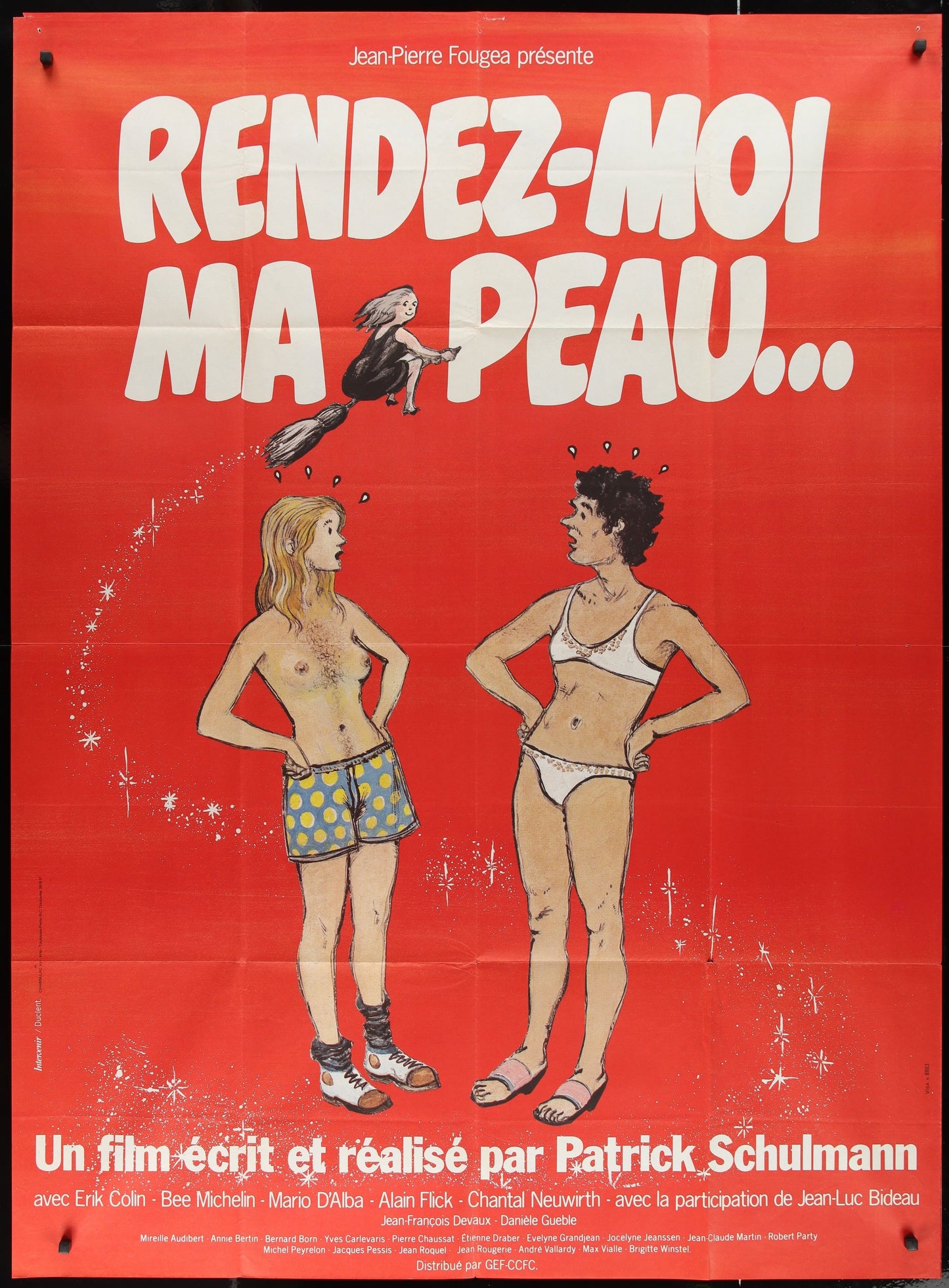 Rendez-Moi Ma Peau... (1980) Original French Grande Movie Poster