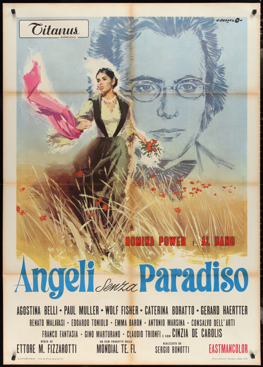 Angeli Senza Paradiso (1970) Original Italian One Panel Movie Poster