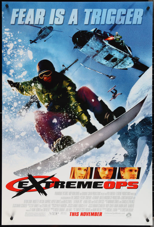 Extreme Ops (2002) Original US One Sheet Movie Poster