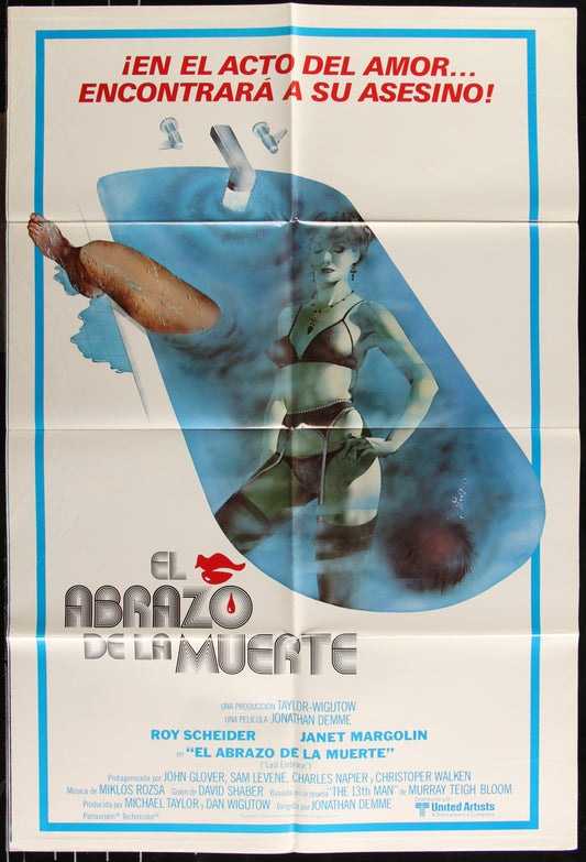 Last Embrace (1979) Original Spanish Language One Sheet Movie Poster