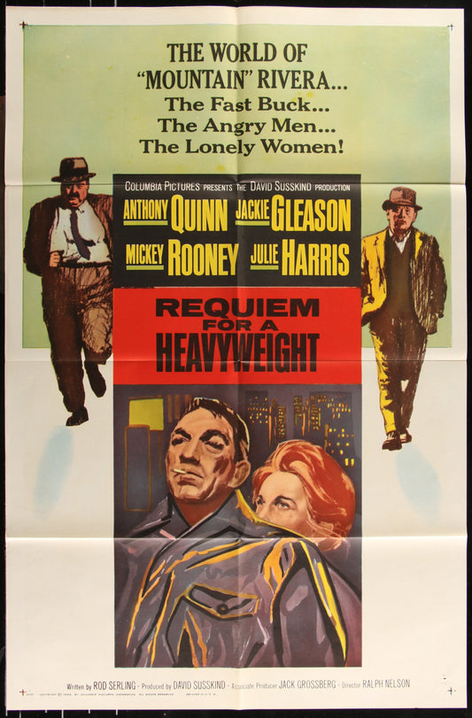 Requiem For A Heavyweight (1962) Original US One Sheet Movie Poster