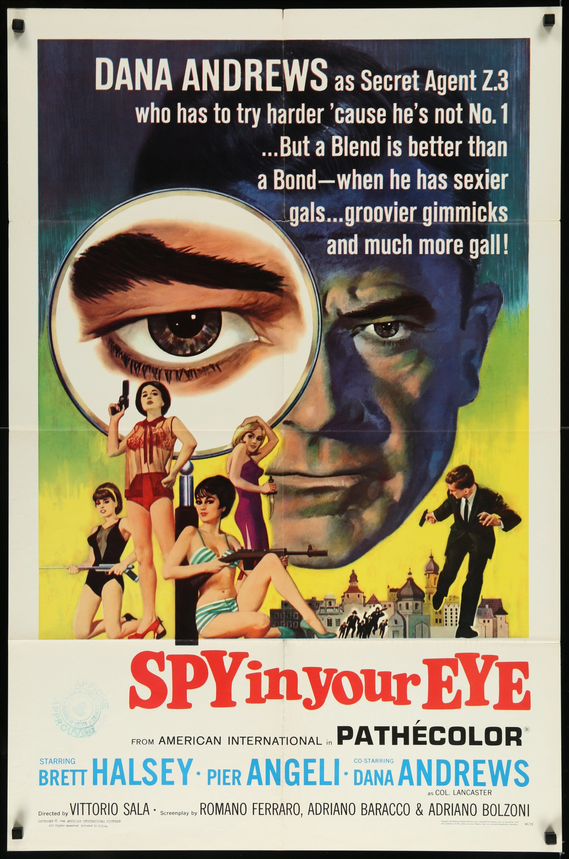 Spy In Your Eye (1966) Original US One Sheet Movie Poster