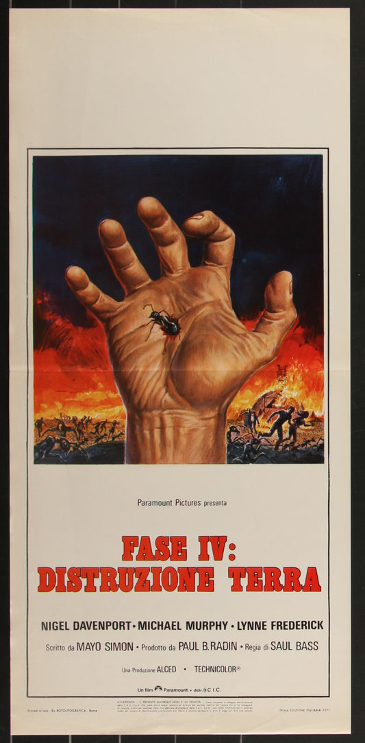 Phase IV (1977) Original Italian Locandina Movie Poster