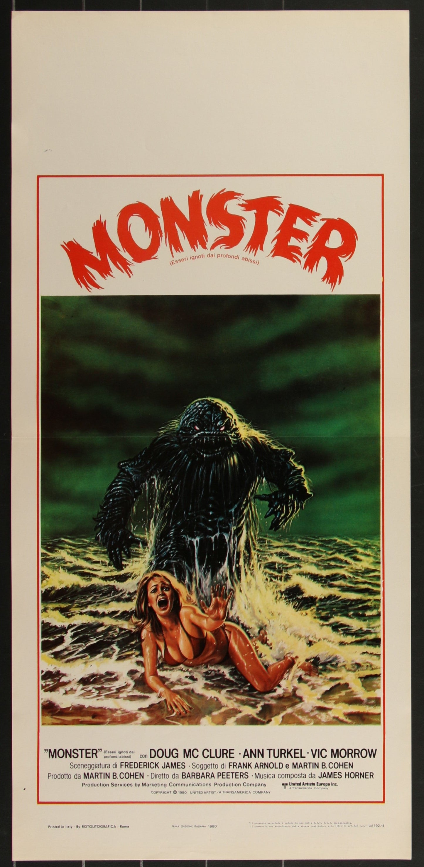 Humanoids From The Deep (1980) Original Italian Locandina Movie Poster