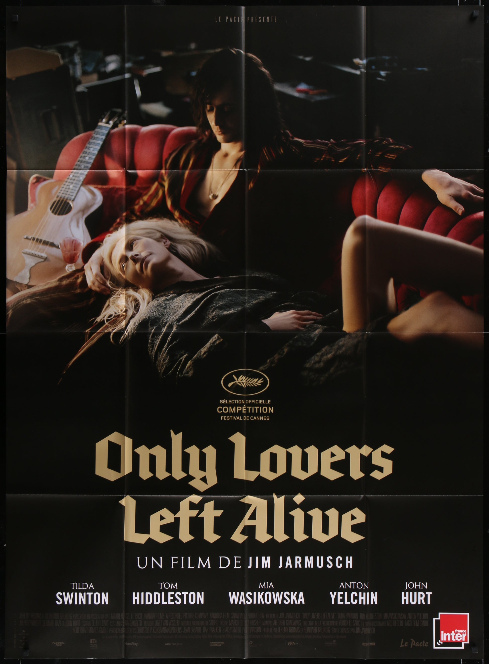 Only Lovers Left Alive (2013) Original French One Panel Movie Poster