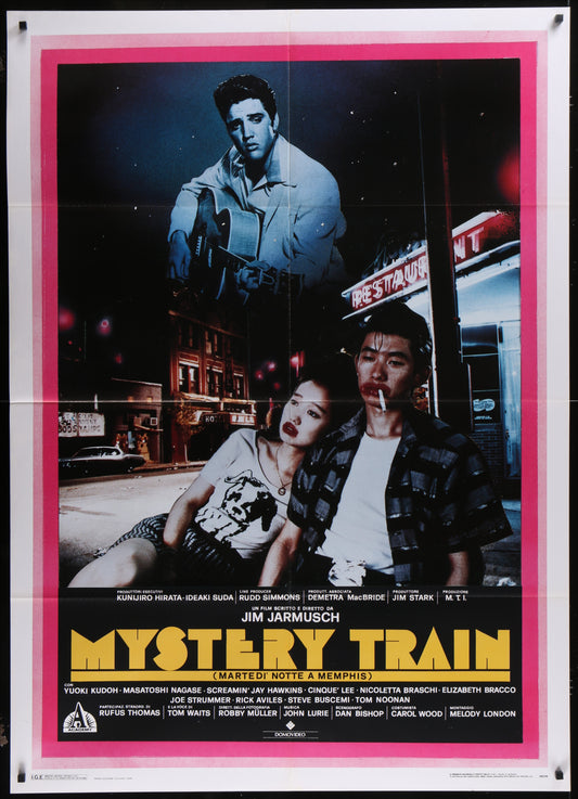 Mystery Train (1989) Italian One Panel Movie Poster