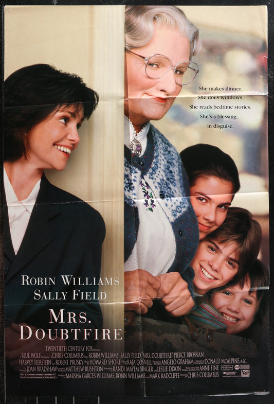 Mrs. Doubtfire (1993) Original US One Sheet Movie Poster