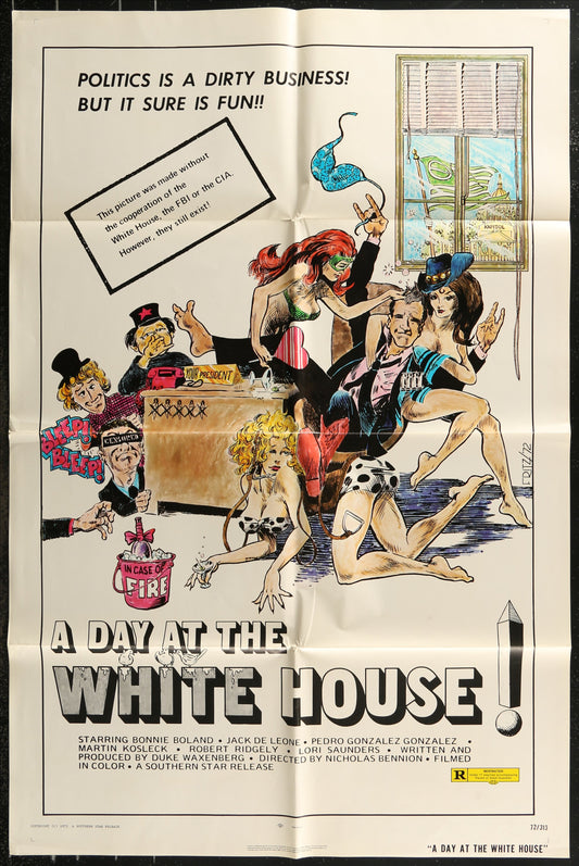 A Day At The White House (1972) Original US One Sheet Movie Poster