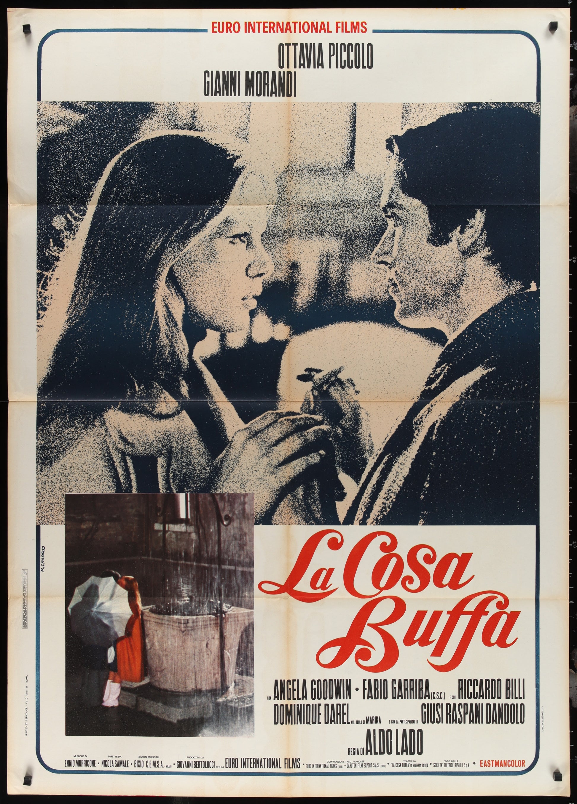 La Cosa Buffa (1972) Original Italian One Panel Movie Poster