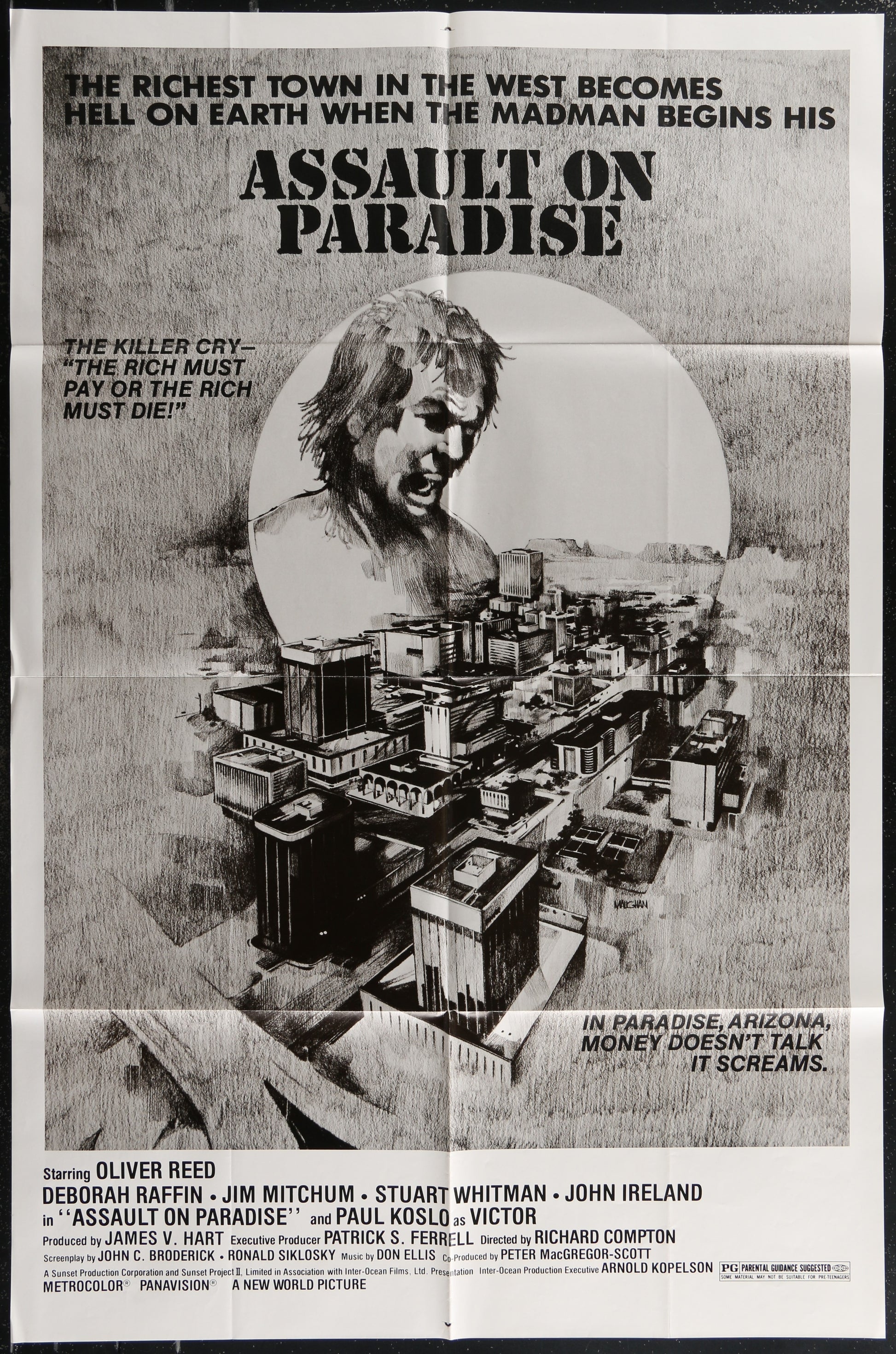 Assault On Paradise (1977) Original US One Sheet Movie Poster