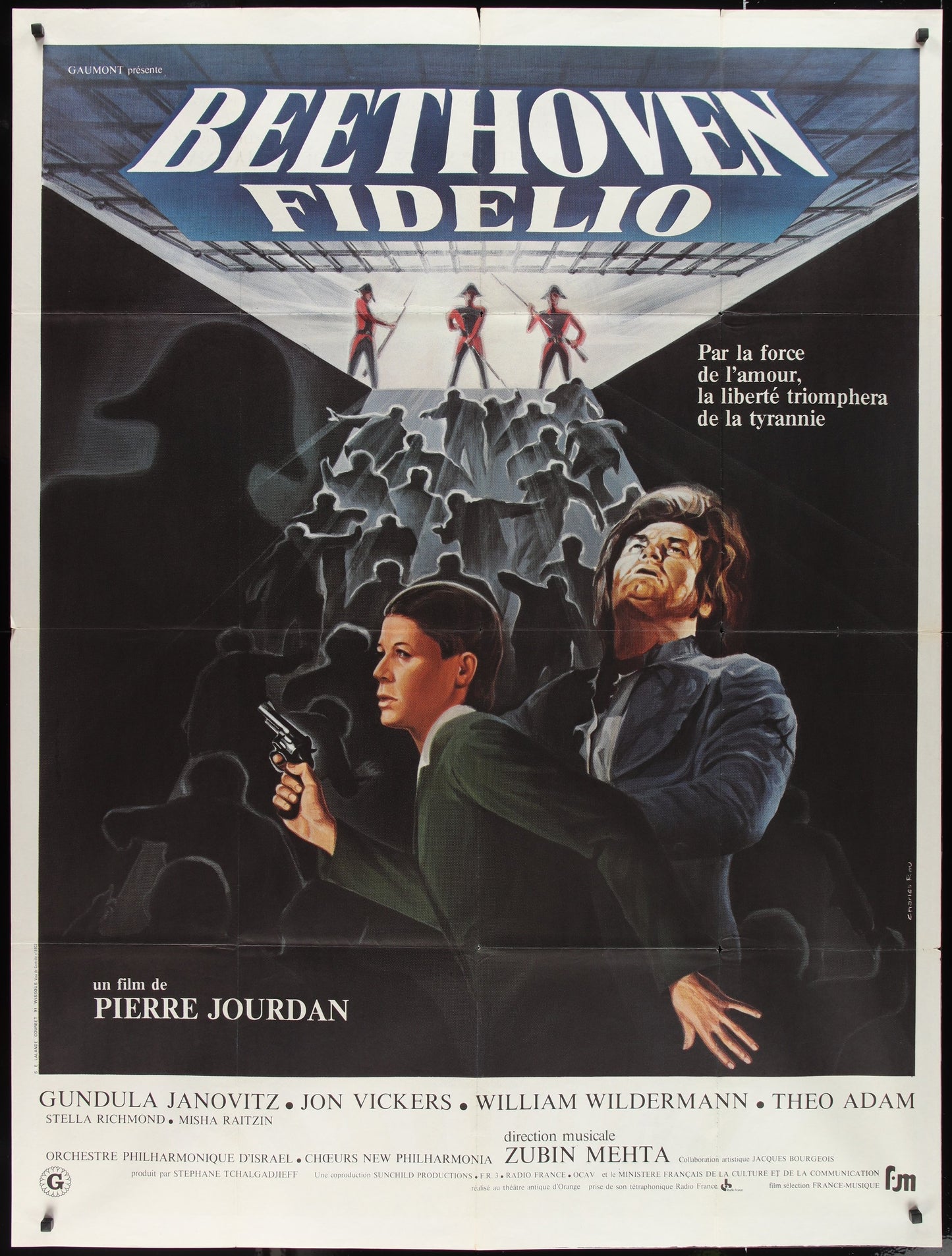 Beethoven Fidelio (1979) Original French Grande Movie Poster