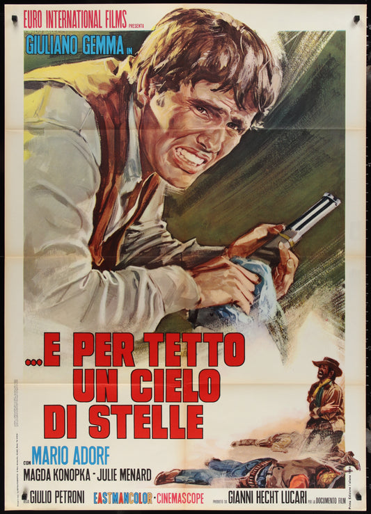 E Per Tetto un Cielo di Stelle (1968) Original Italian One Panel Movie Poster