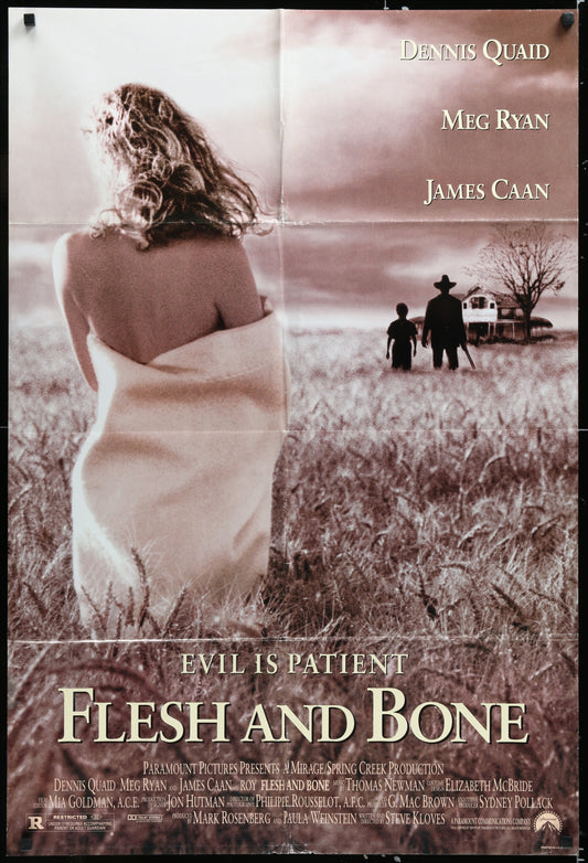 Flesh And Bone (1993) Original US One Sheet Movie Poster