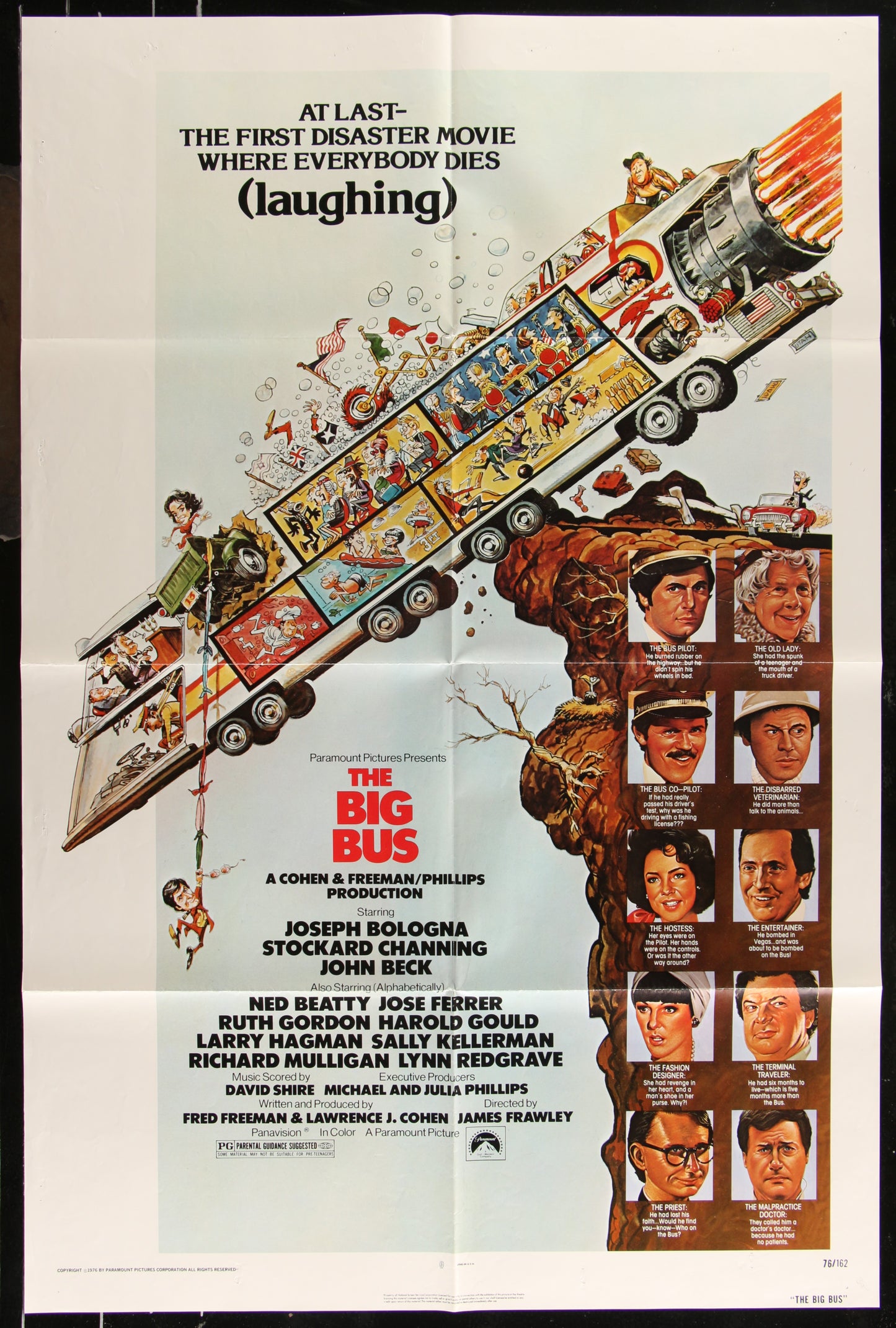 The Big Bus (1976) Original US One Sheet Movie Poster