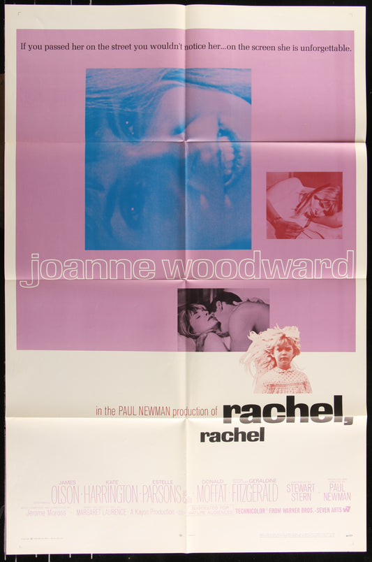 Rachel, Rachel (1968) Original US One Sheet Movie Poster