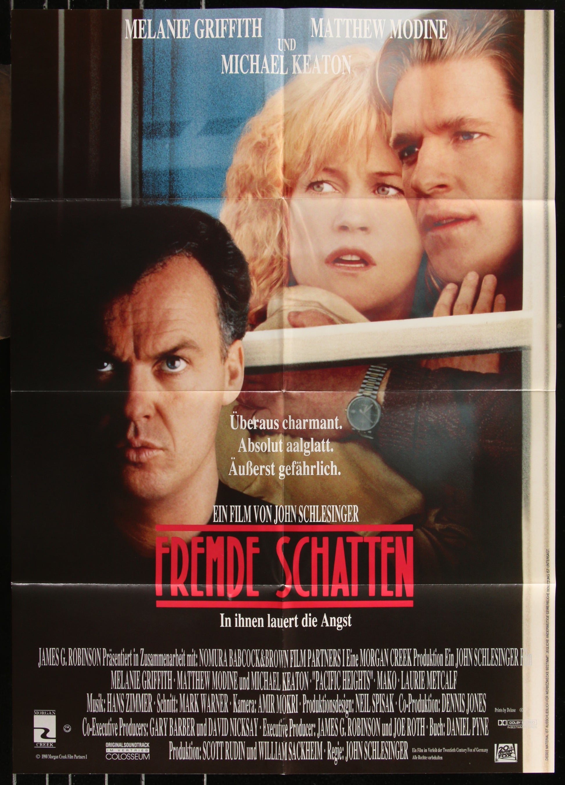 Pacific Heights (1990) Original German A1 Movie Poster