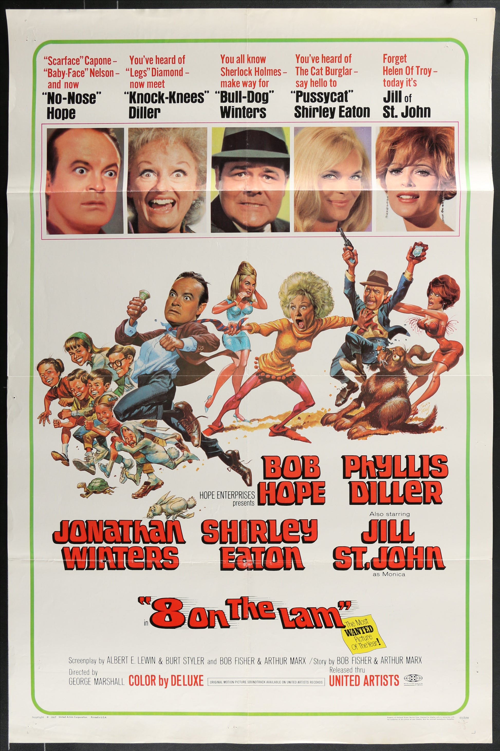 8 On The Lam (1967) Original US One Sheet Movie Poster