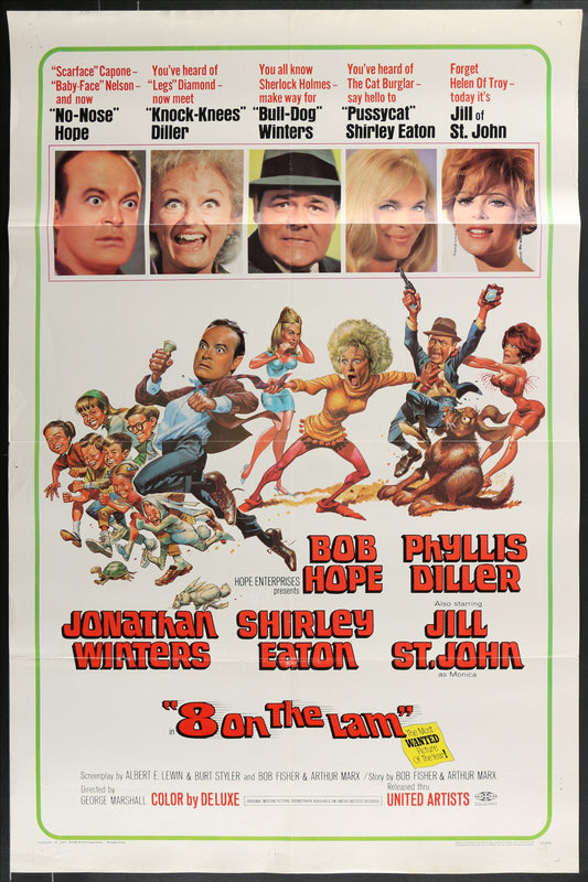 8 On The Lam (1967) Original US One Sheet Movie Poster