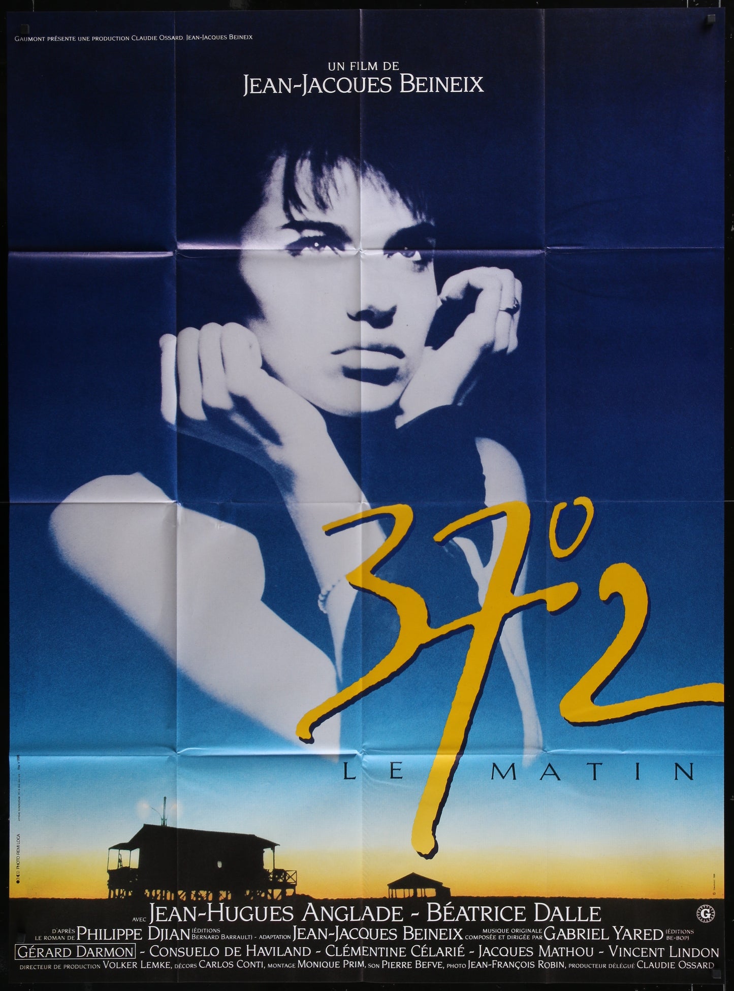 Betty Blue (1986) Original French One Panel Movie Poster