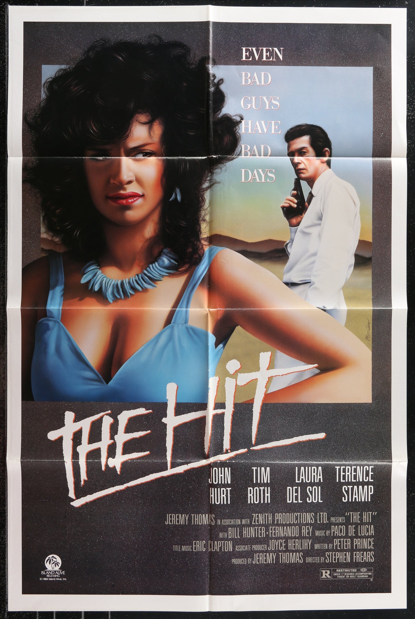 The Hit (1985) Original US One Sheet Movie Poster