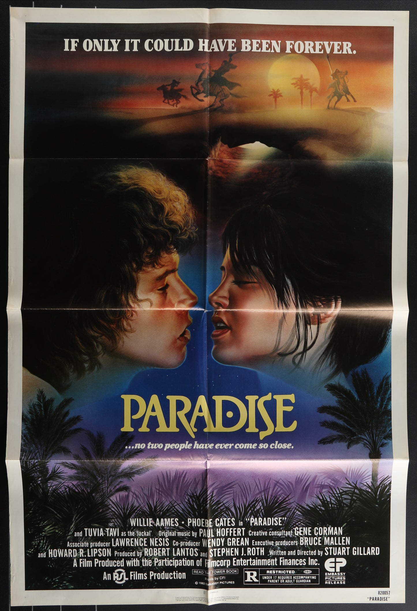 Paradise (1982) Original US One Sheet Movie Poster