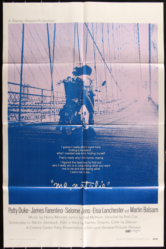 Me, Natalie (1969) Original US One Sheet Movie Poster