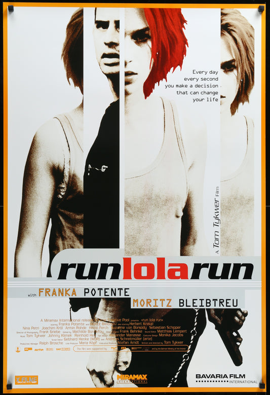 Run Lola Run (1999) Original US One Sheet Movie Poster