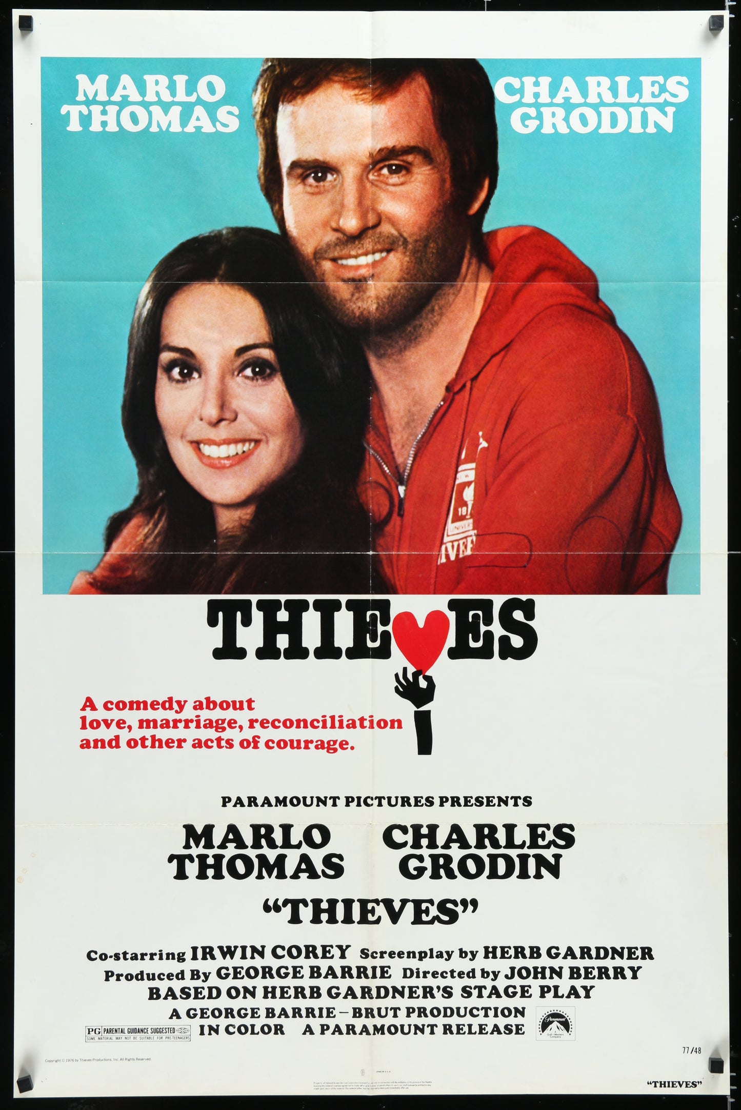 Thieves (1977) Original US One Sheet Movie Poster