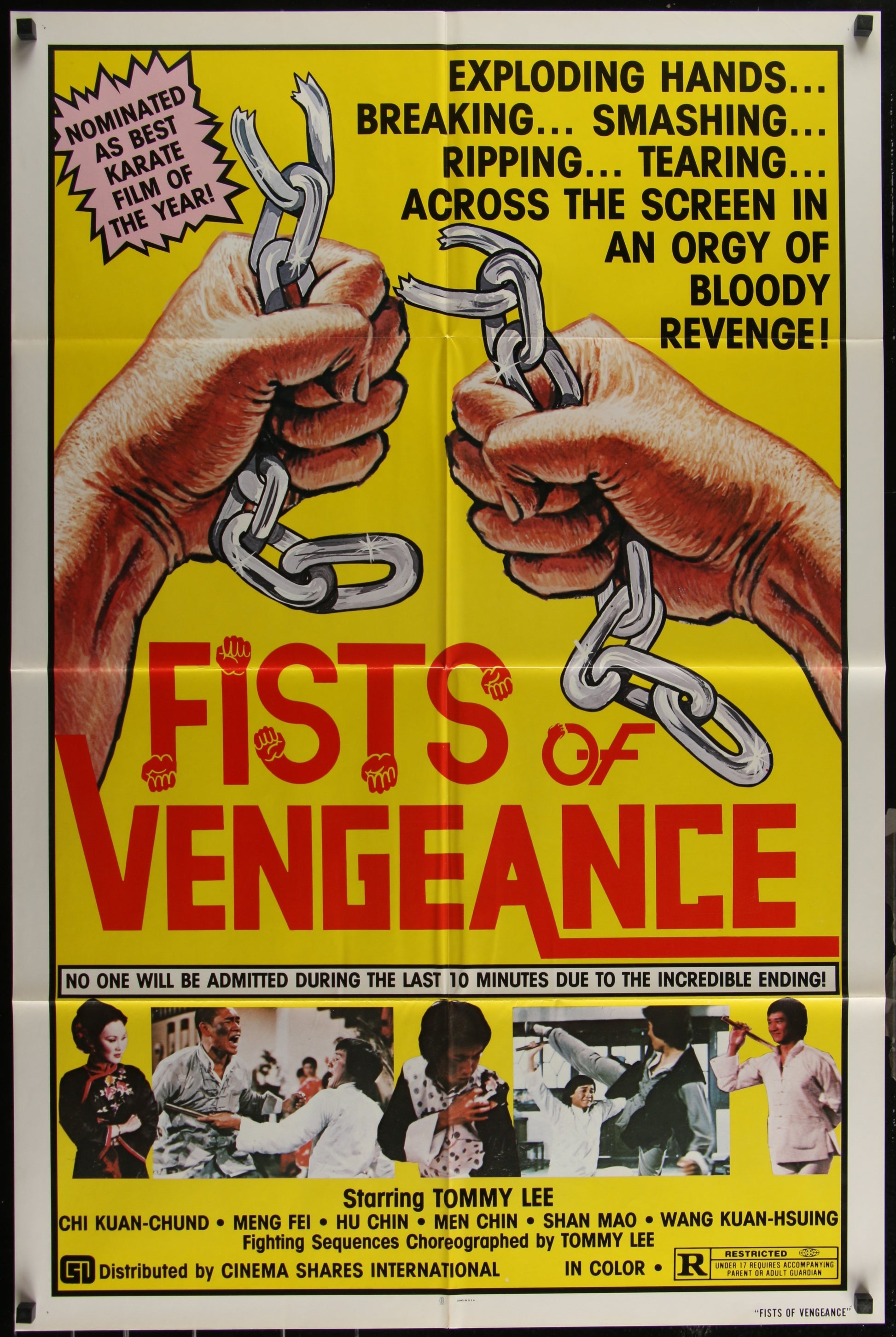 Fists Of Vengeance (1980) Original US One Sheet Movie PosterFists Of Vengeance (1984) Original US One Sheet Movie Poster