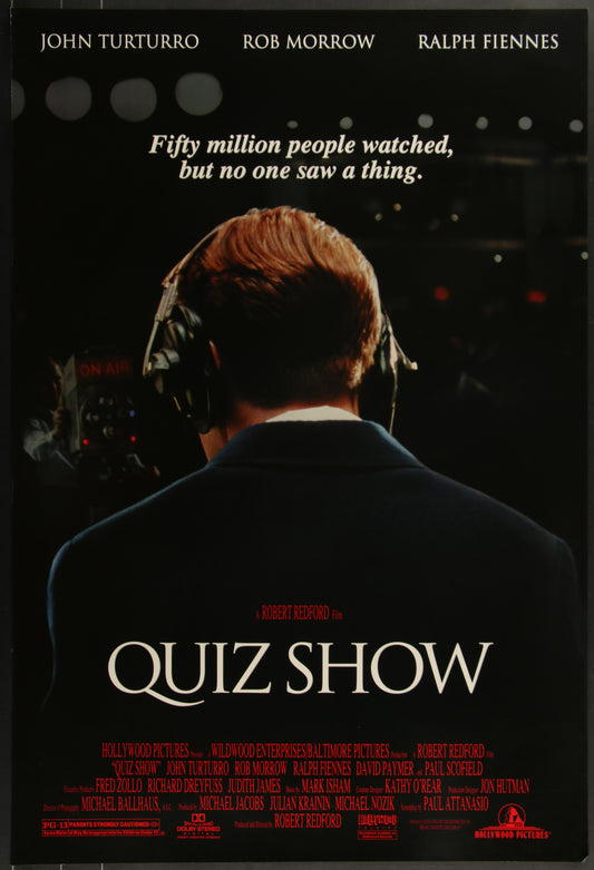 Quiz Show (1994) Original US One Sheet Movie Poster