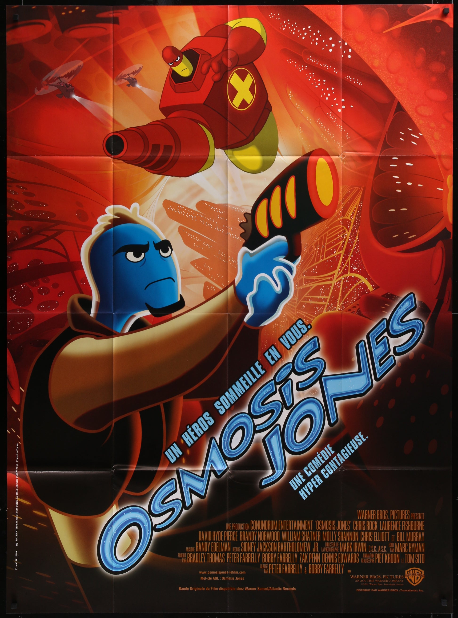 Osmosis Jones (2001) Original French One Panel Movie Poster