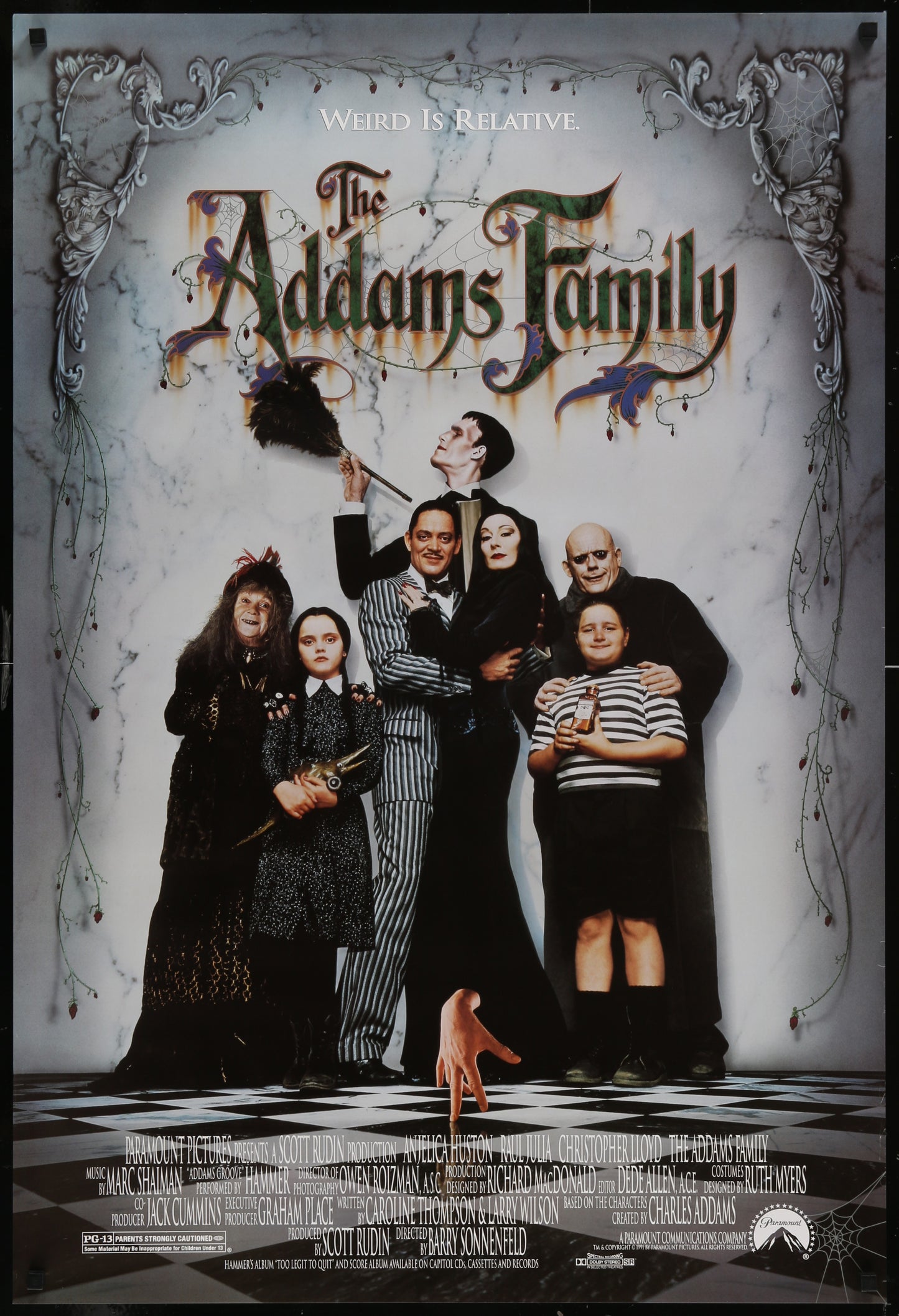 The Addams Family (1991) Original US One Sheet Movie Poster