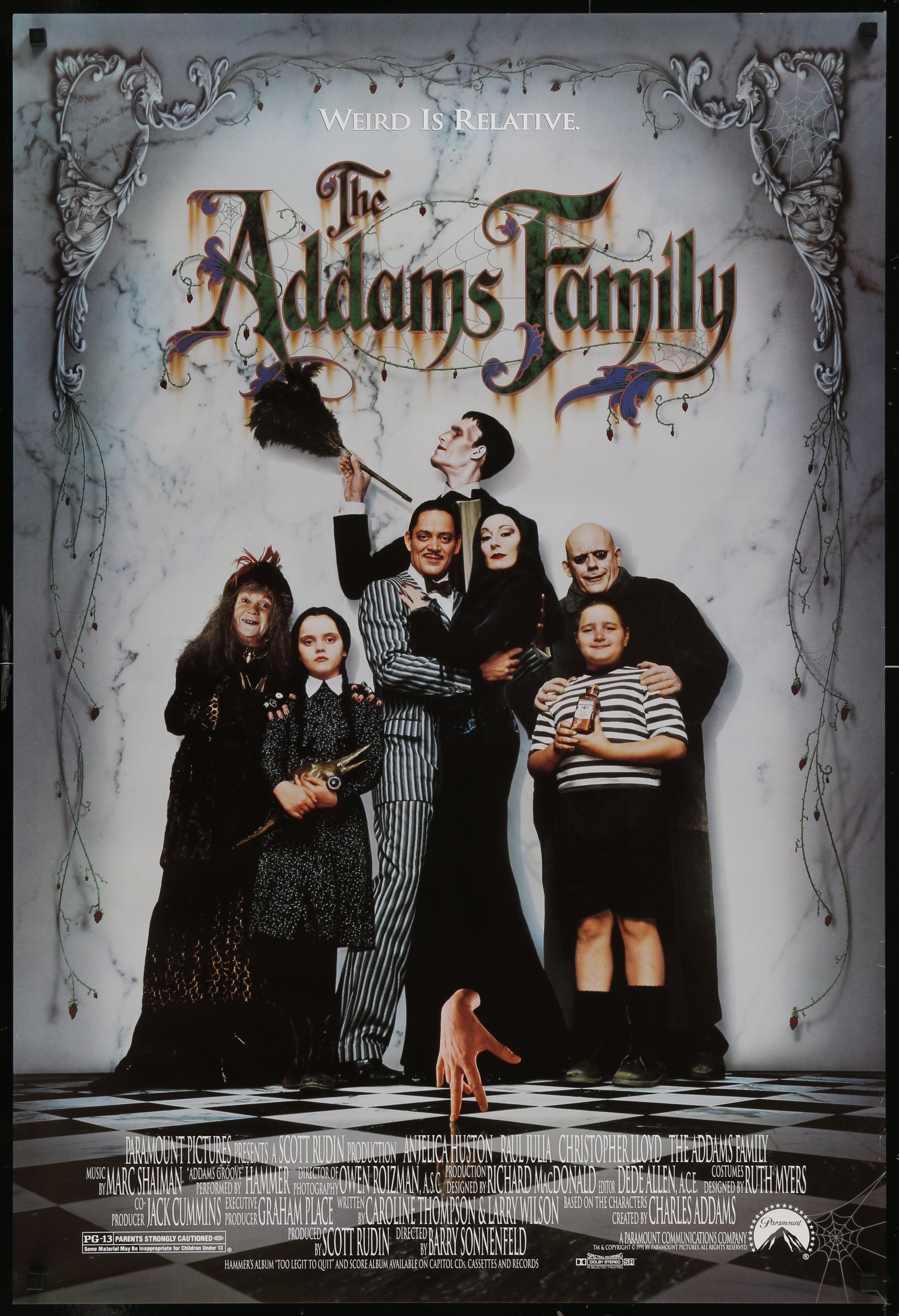 The Addams Family (1991) Original US One Sheet Movie Poster