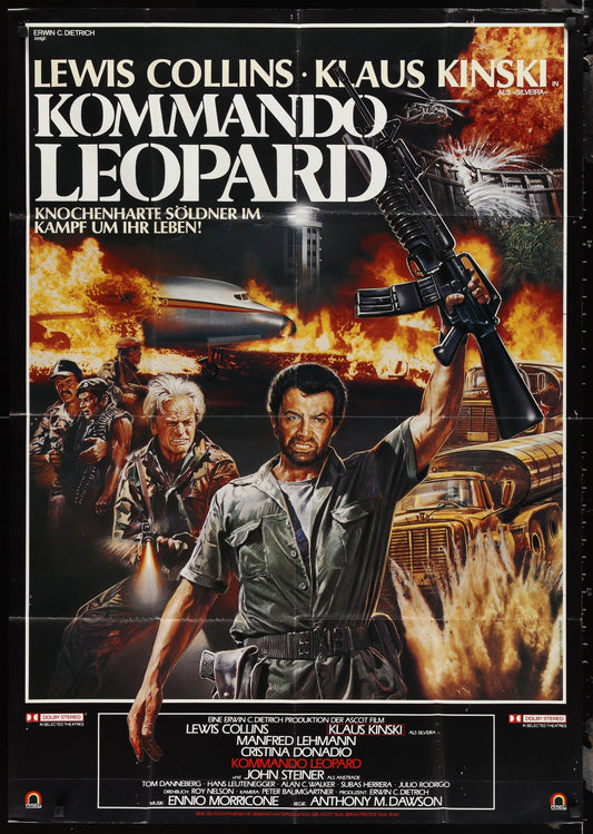Kommando Leopard (1985) Original German A0 Movie Poster