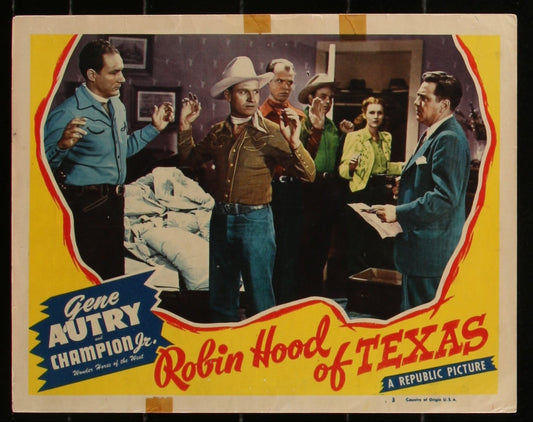 Robin Hood Of Texas (1947) Original US Lobby Card #3 11 x 14