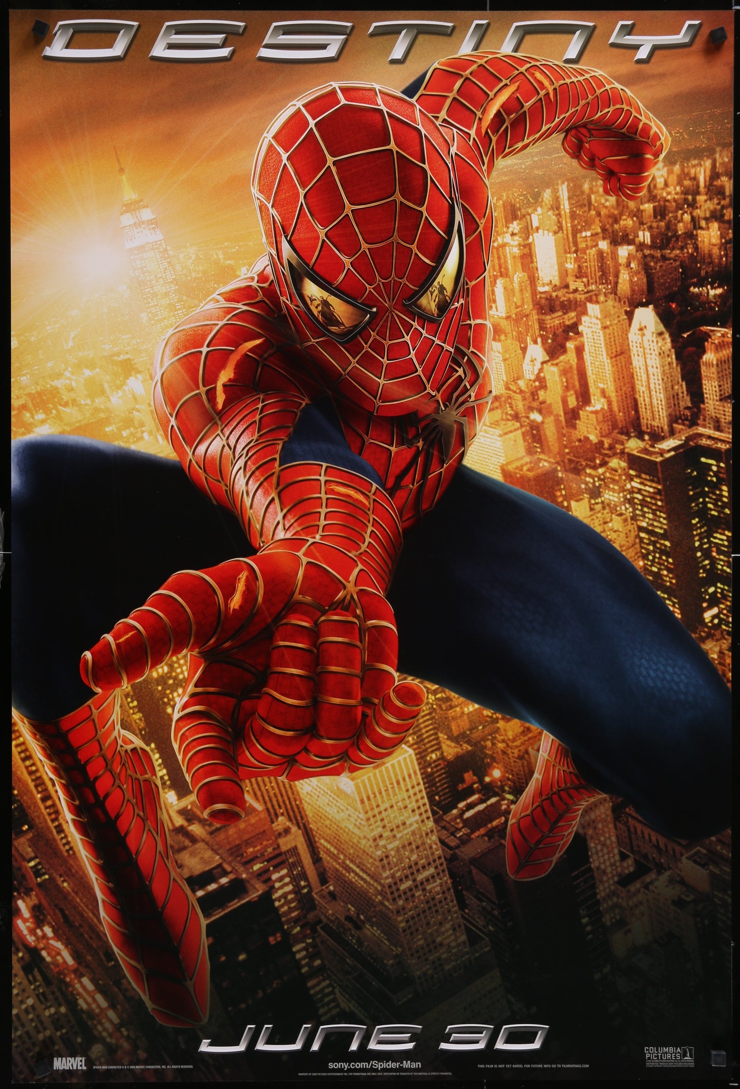 Spider-Man 2 (2004) Original US One Sheet Movie Poster