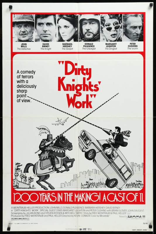 Dirty Knights' Work (1976) Original US One Sheet Movie Poster