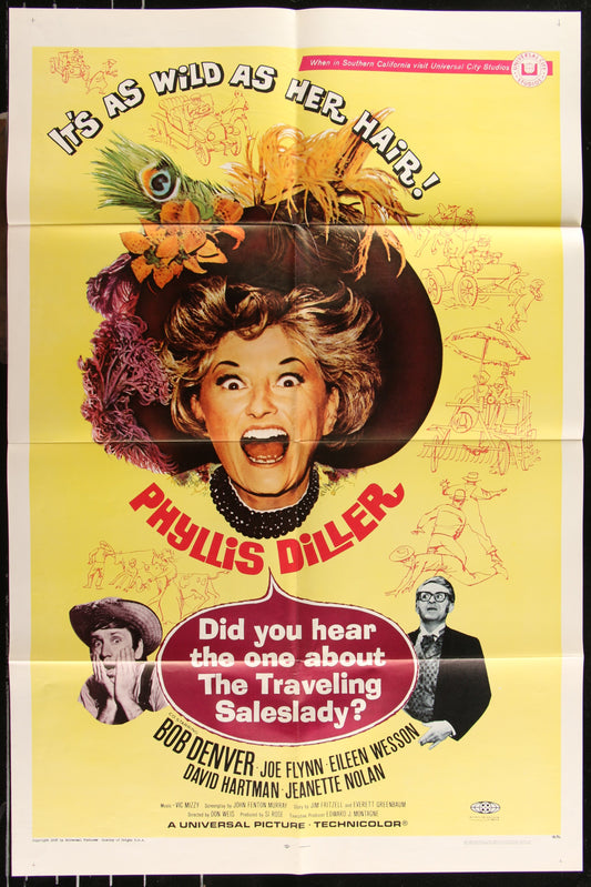 Did You Hear The One About The Travelling Saleslady? (1968) Original US One Sheet Movie Poster