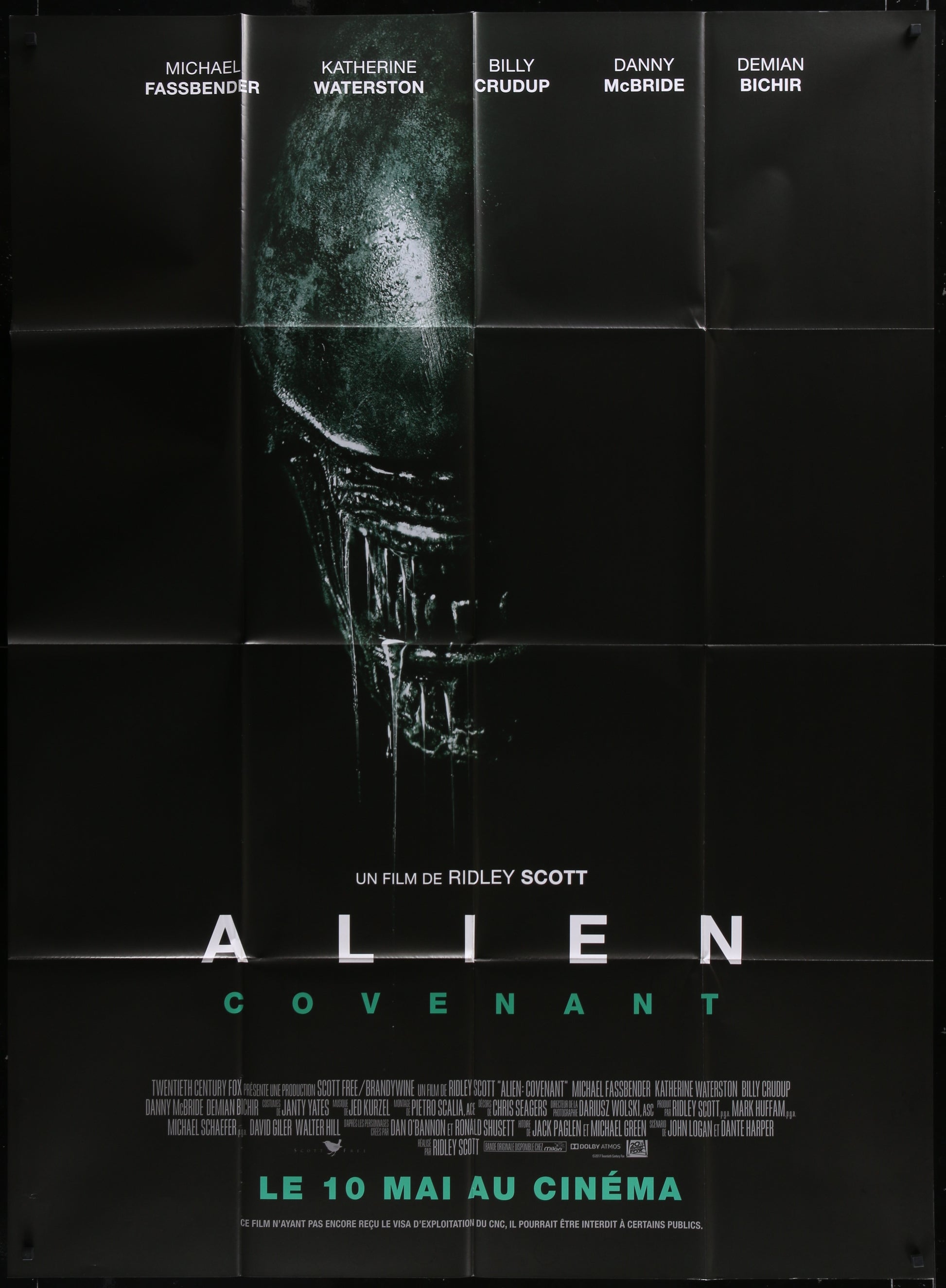 Alien: Covenant (2017) Original French One Panel Movie Poster