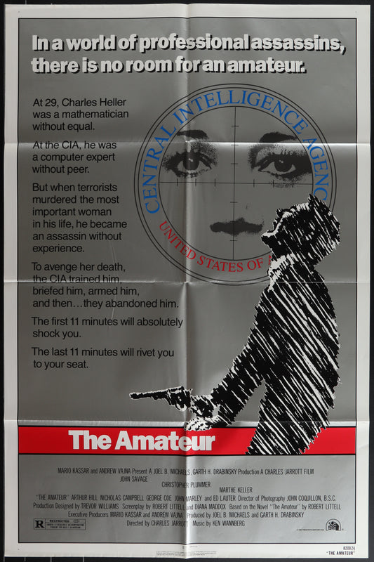 The Amateur (1982) Original US One Sheet Movie Poster