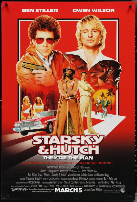 Starsky And Hutch (2004) Original US One sheet Movie Poster