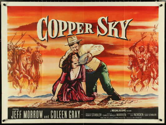 Copper Sky (1957) Original UK Quad Movie Poster