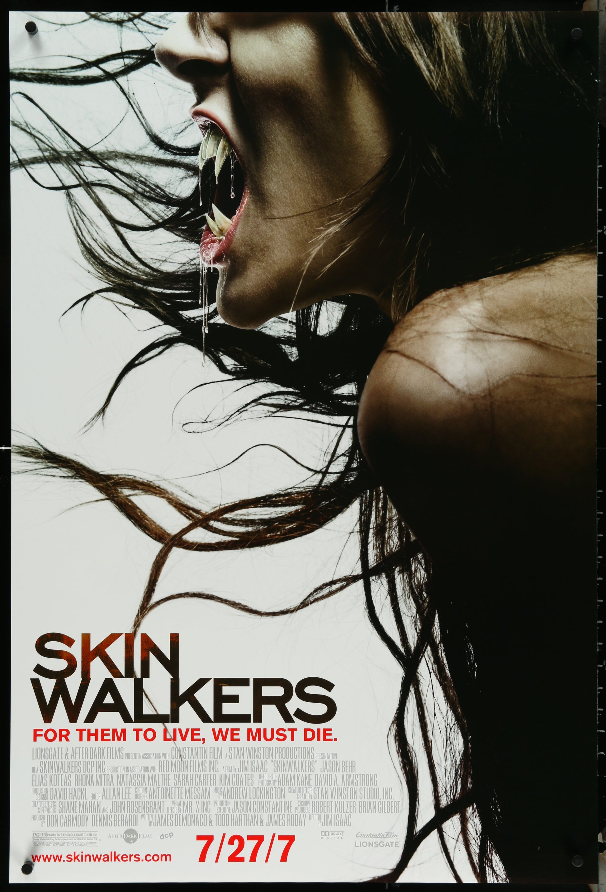 Skin Walkers (2007) Original US One Sheet Movie Poster