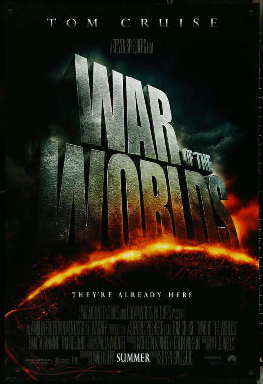 War Of The Worlds (2005) Original US One Sheet Movie Poster