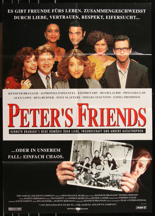 Peter's Friends (1992) Original German A1 Movie Poster