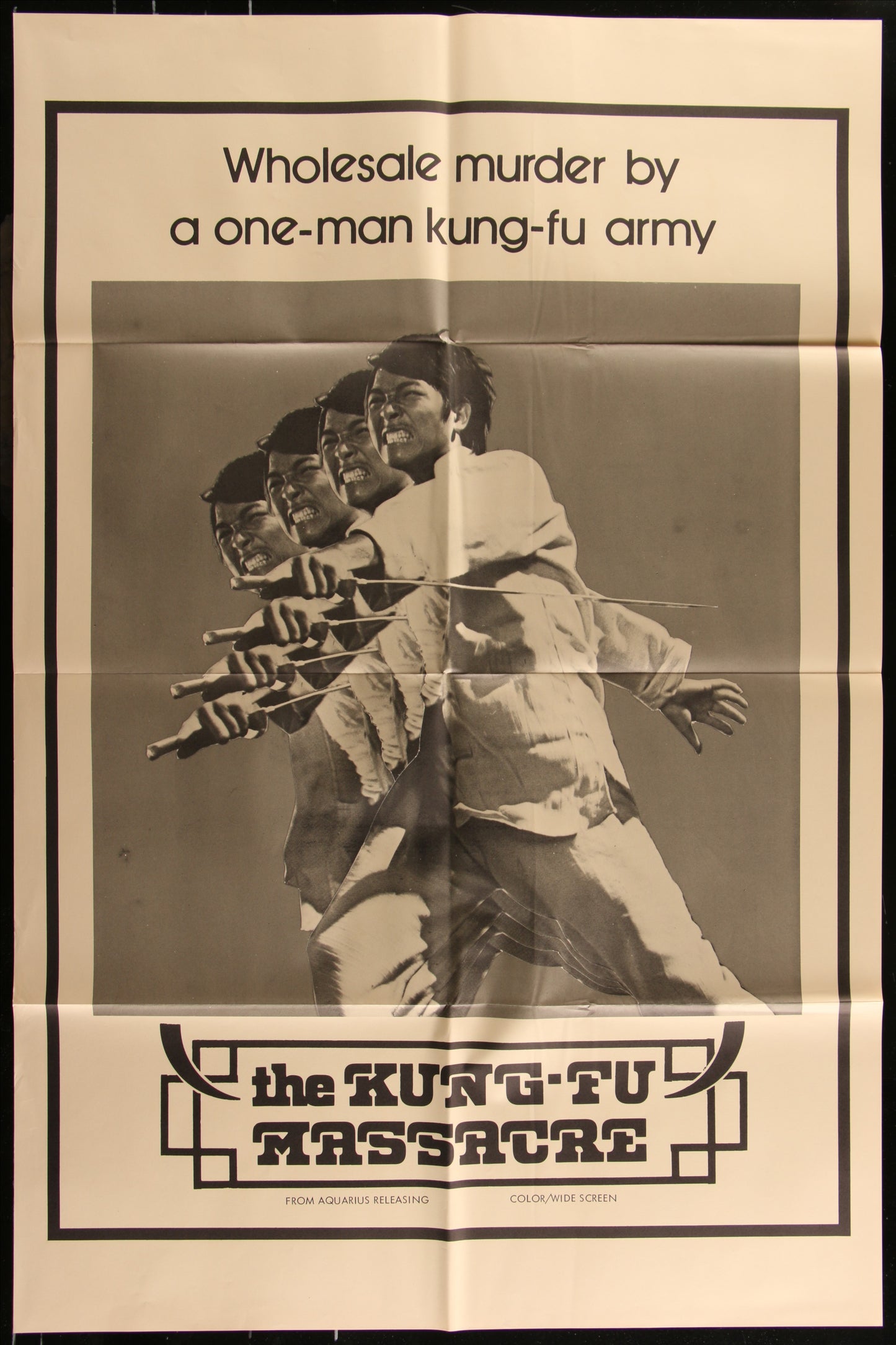 The Kung-Fu Massacre (1975) Original US One Sheet Movie Poster