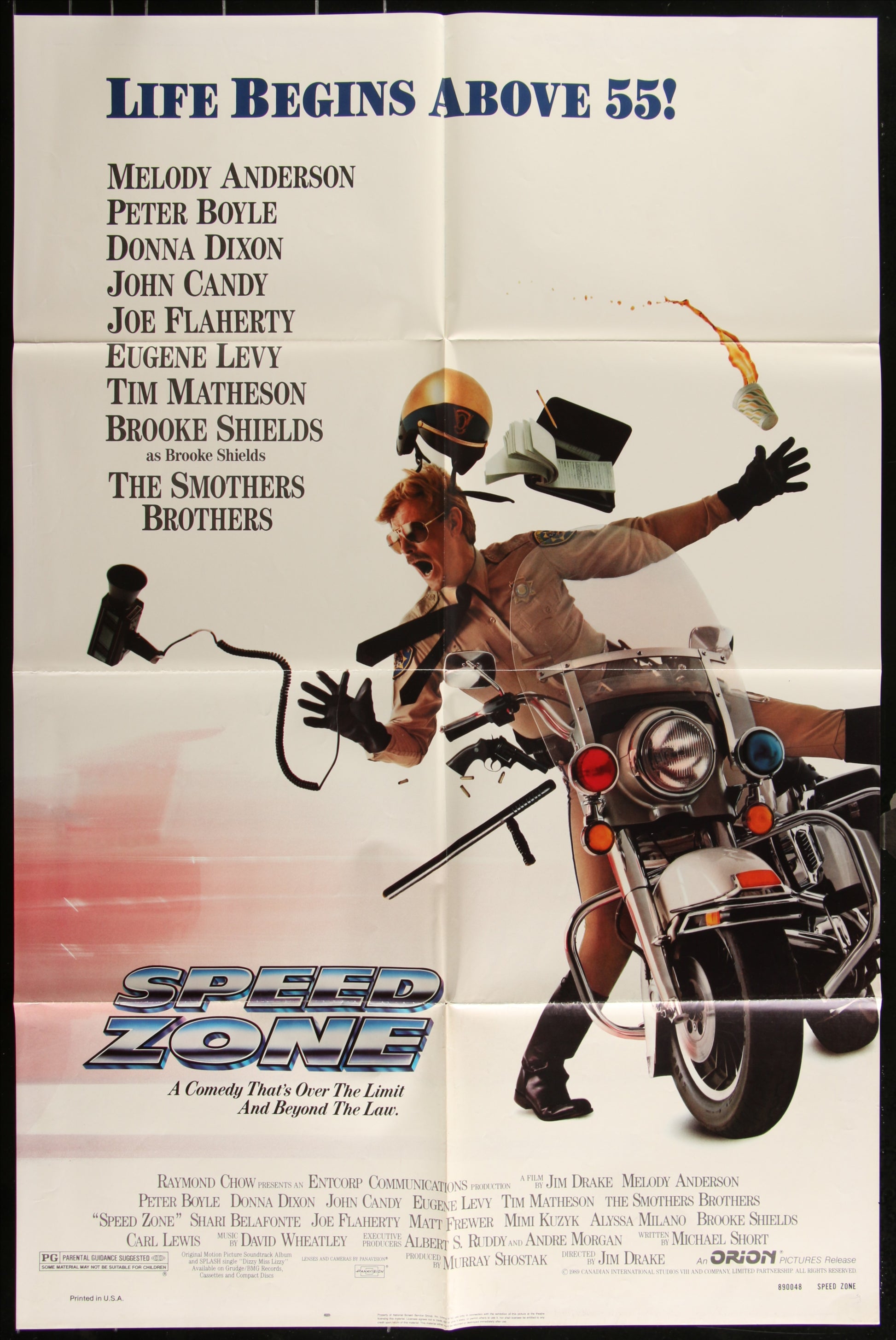 Speed Zone (1989) Original US One Sheet Movie Poster