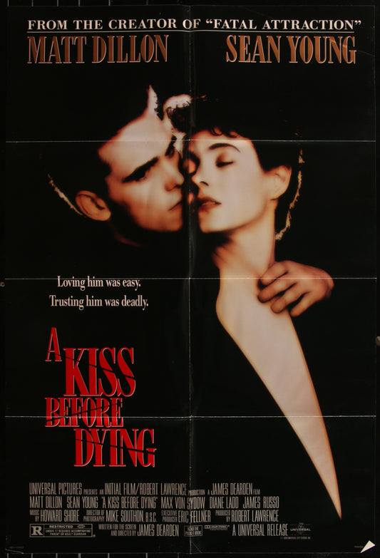 A Kiss Before Dying (1991) Original US One Sheet Movie Poster