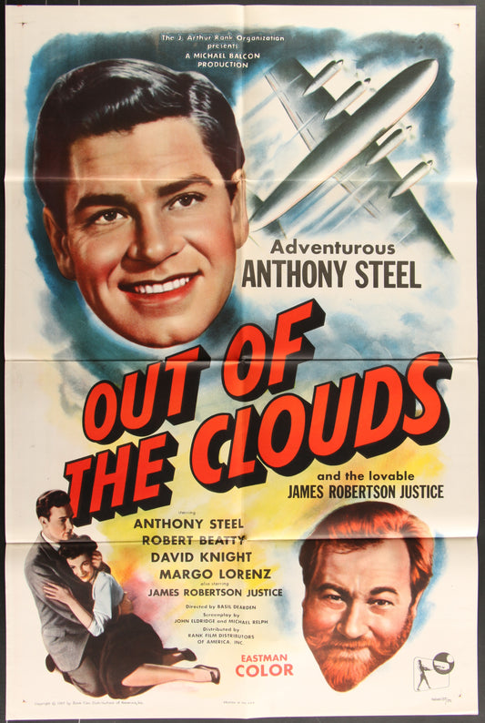 Out Of The Clouds (1955) Original US One Sheet Movie Poster